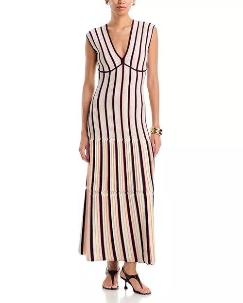 Lianne V Neck Midi Dress