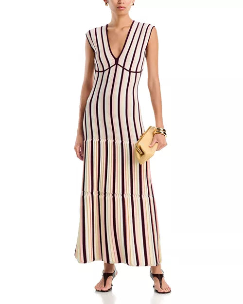 Lianne V Neck Midi Dress