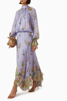 High Low Maxi Dress- Hemant & Nandita