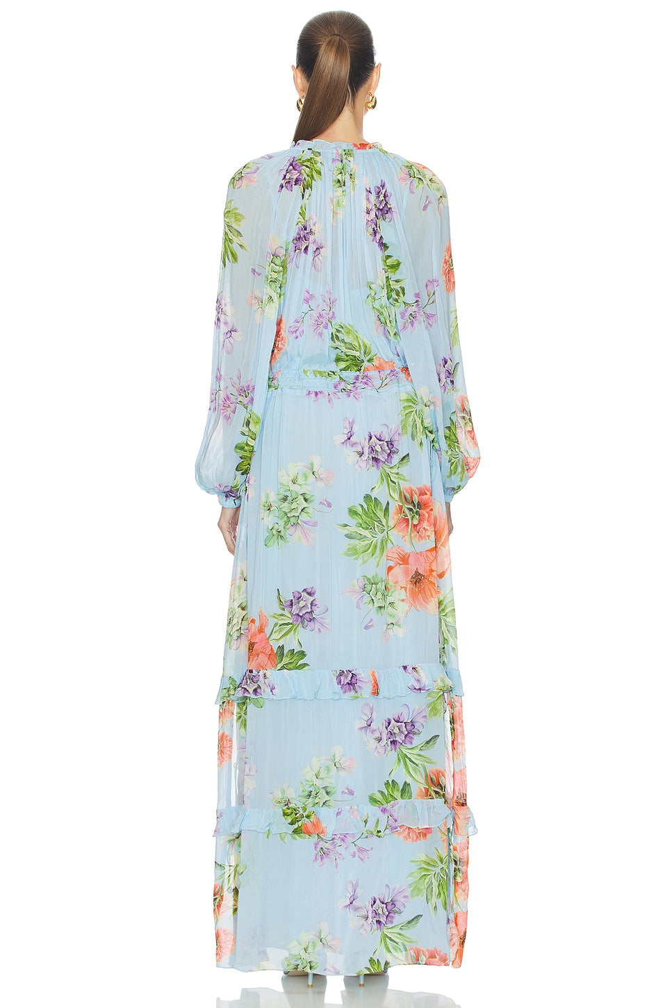 Waist Detail Maxi Kaftan with Slip