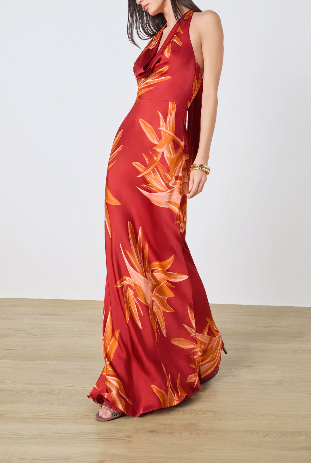 Rene Cowl Maxi Dress