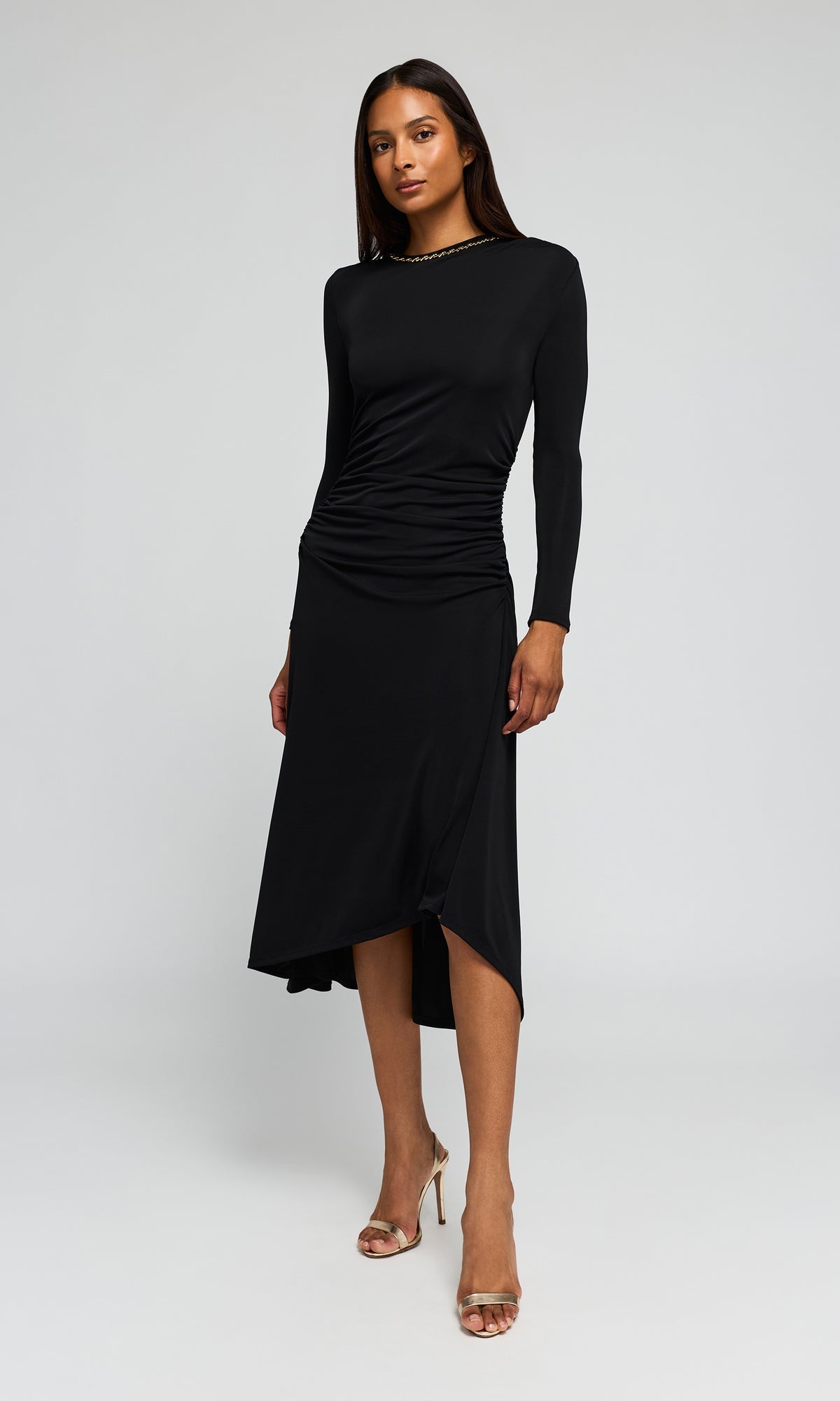Saffira Chain Jersey Dress