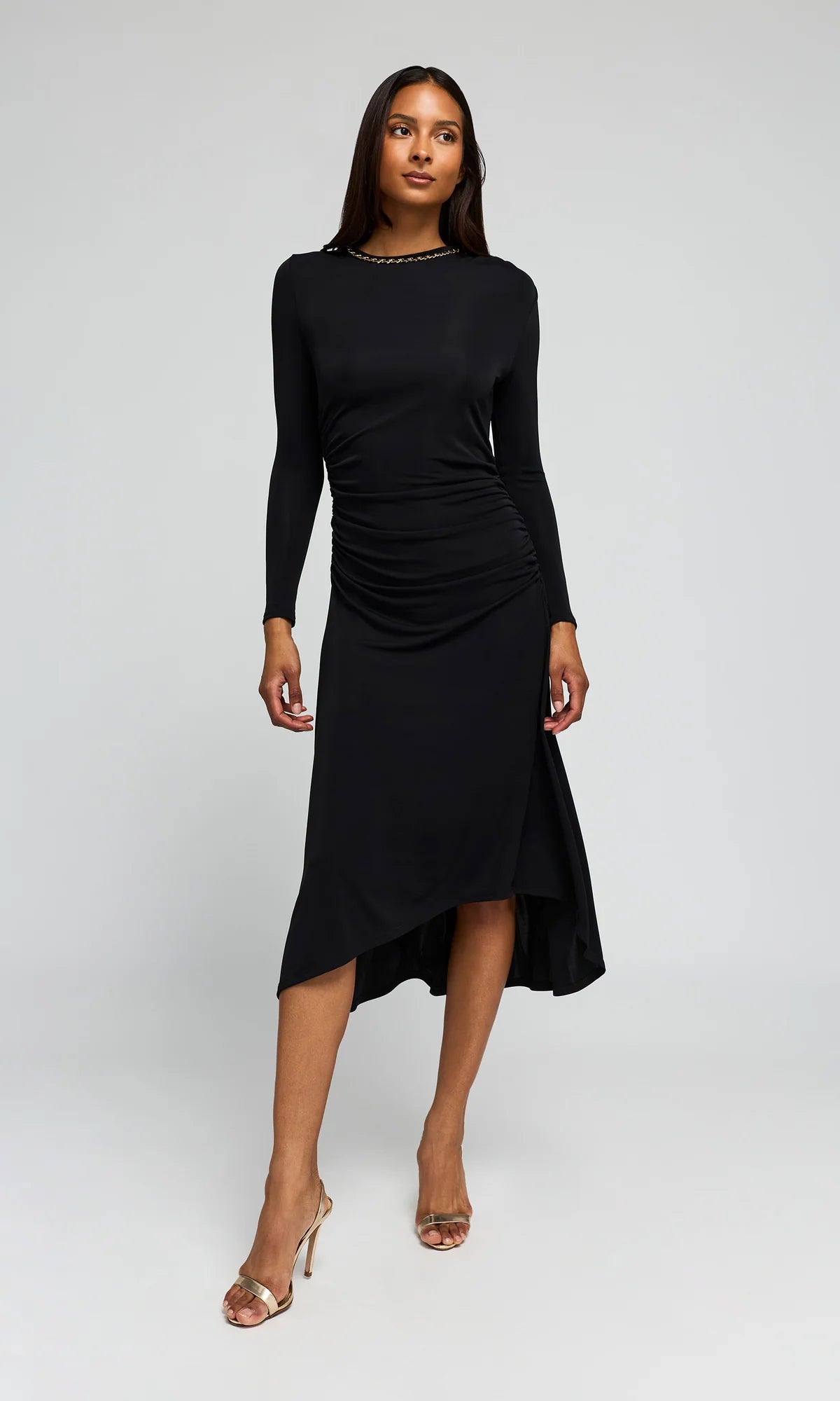 Saffira Chain Jersey Dress