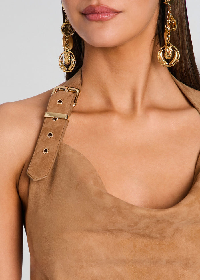 Windsor Suede Top