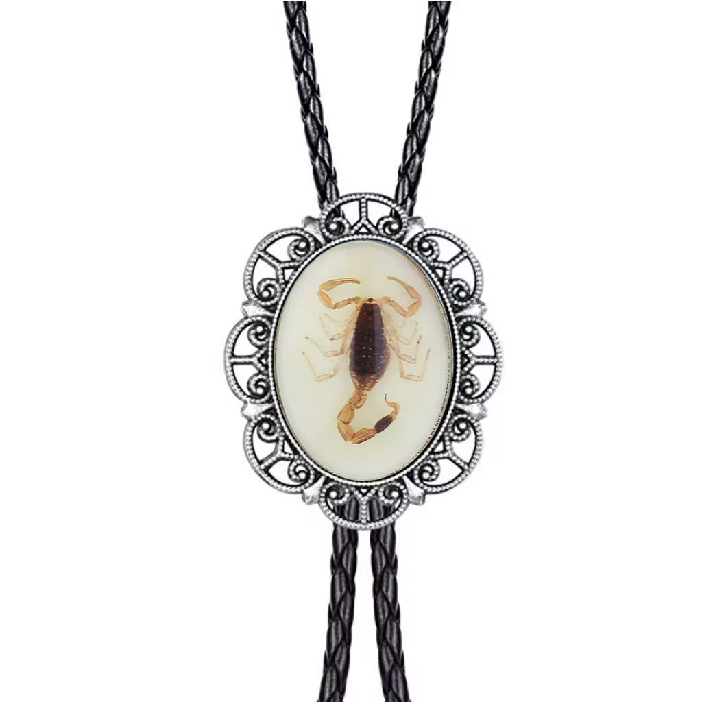 Western Gemstone Bolo Necklace