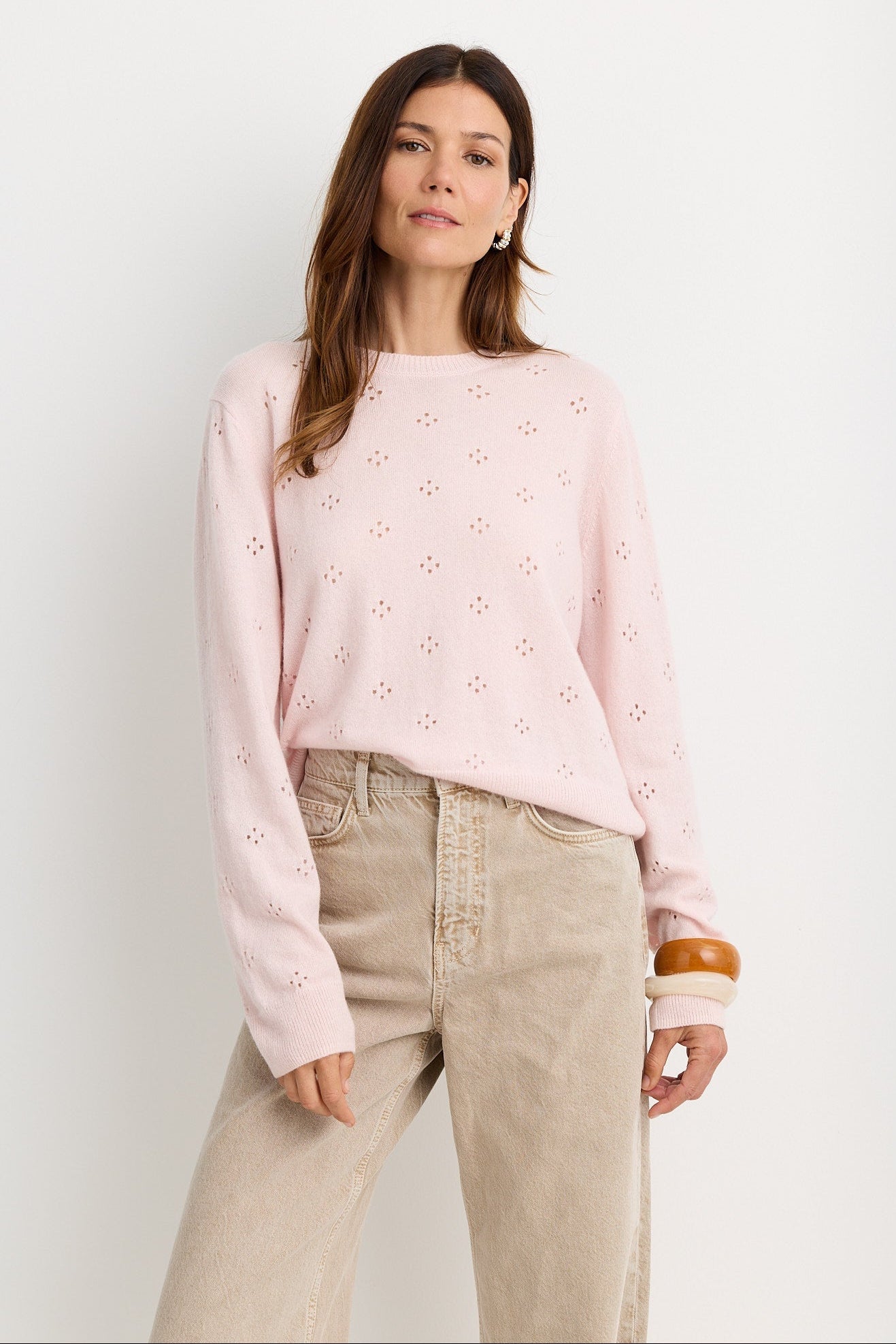 Georgie Cashmere Crewneck