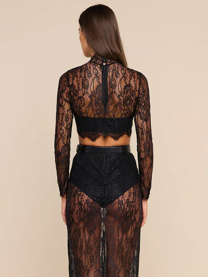 Henriette Lace Long Sleeve Top