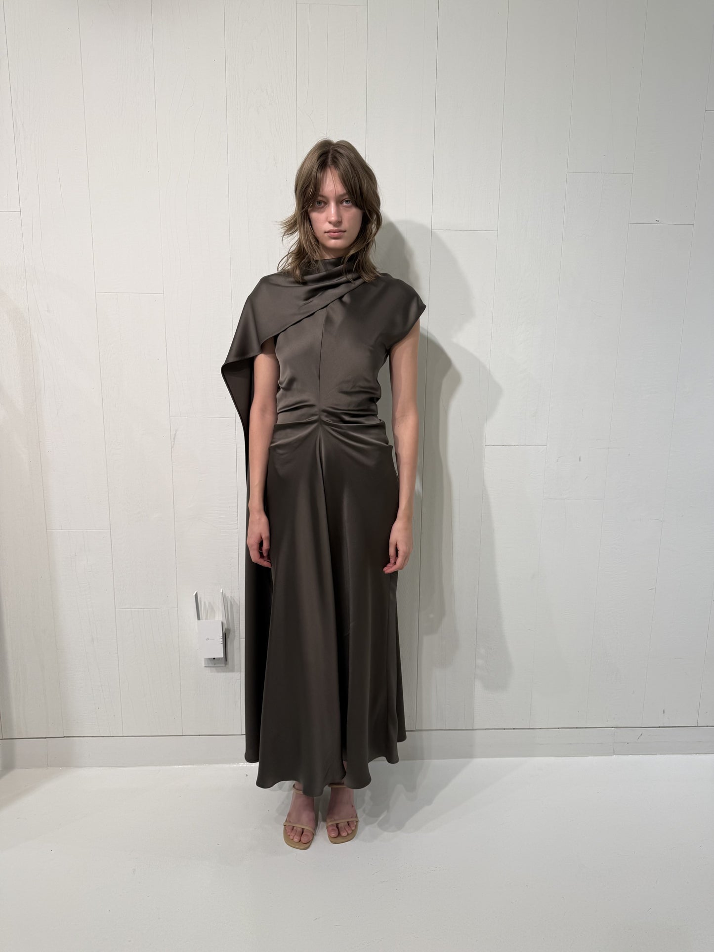 JACKA CAPE MIDI DRESS SIMKHAI