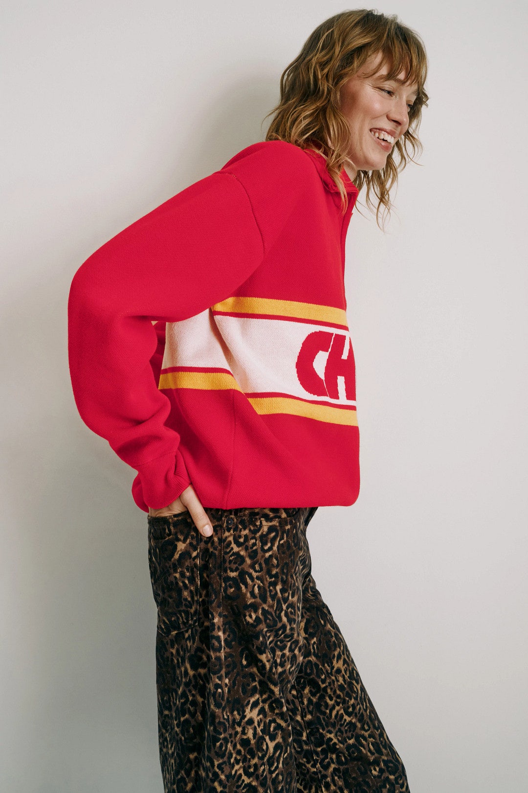 Chiefs Quarter Zip Sweater