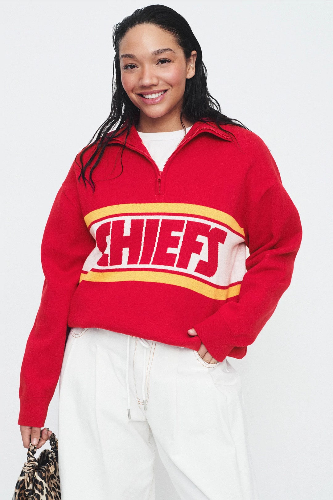 Chiefs Quarter Zip Sweater