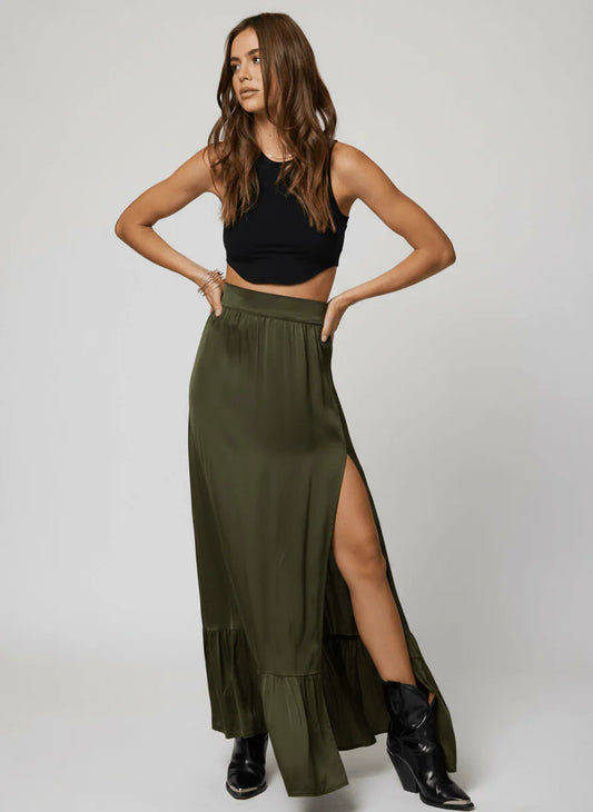 What If Maxi Skirt Palma- Stillwater