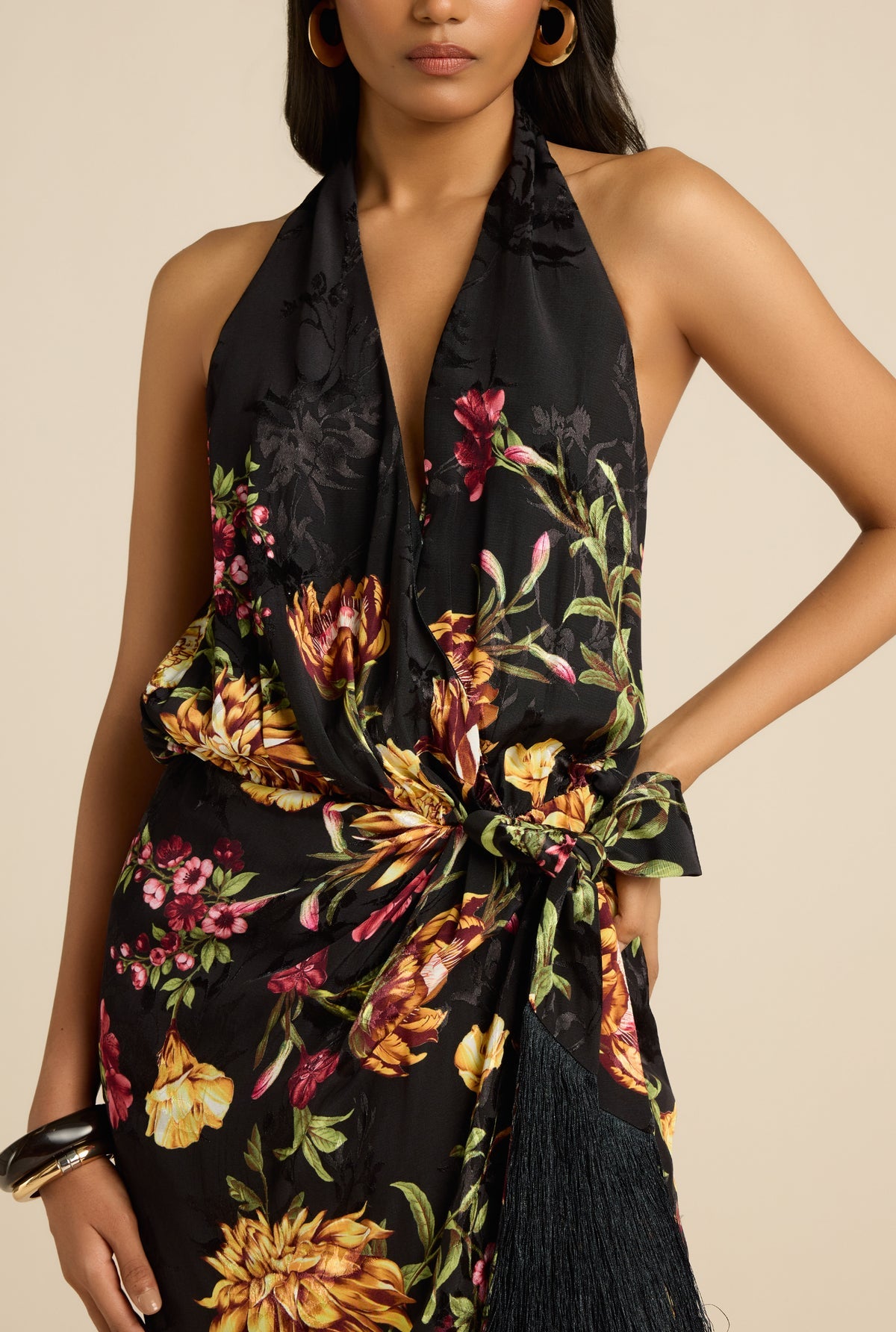 Zara Wrap Midi Dress
