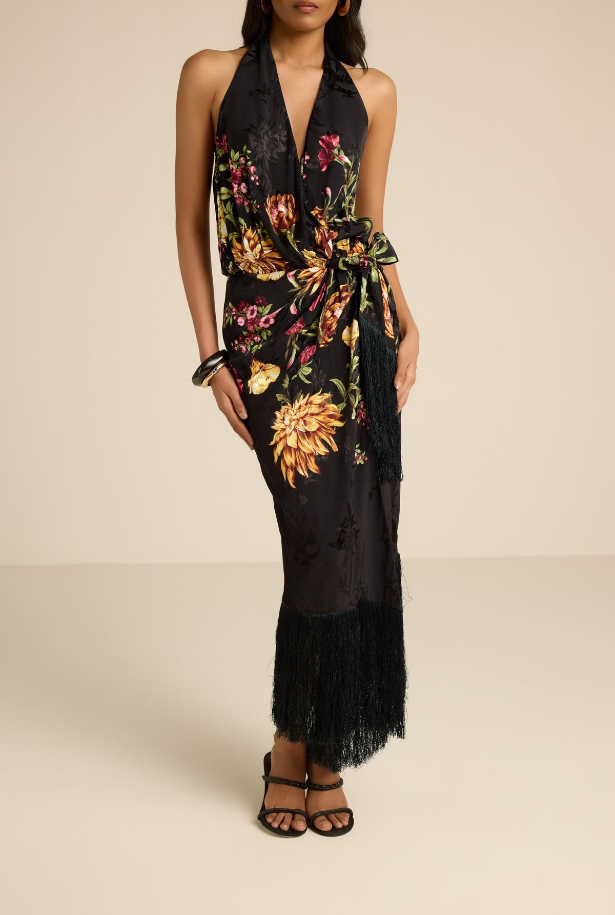 Zara Wrap Midi Dress