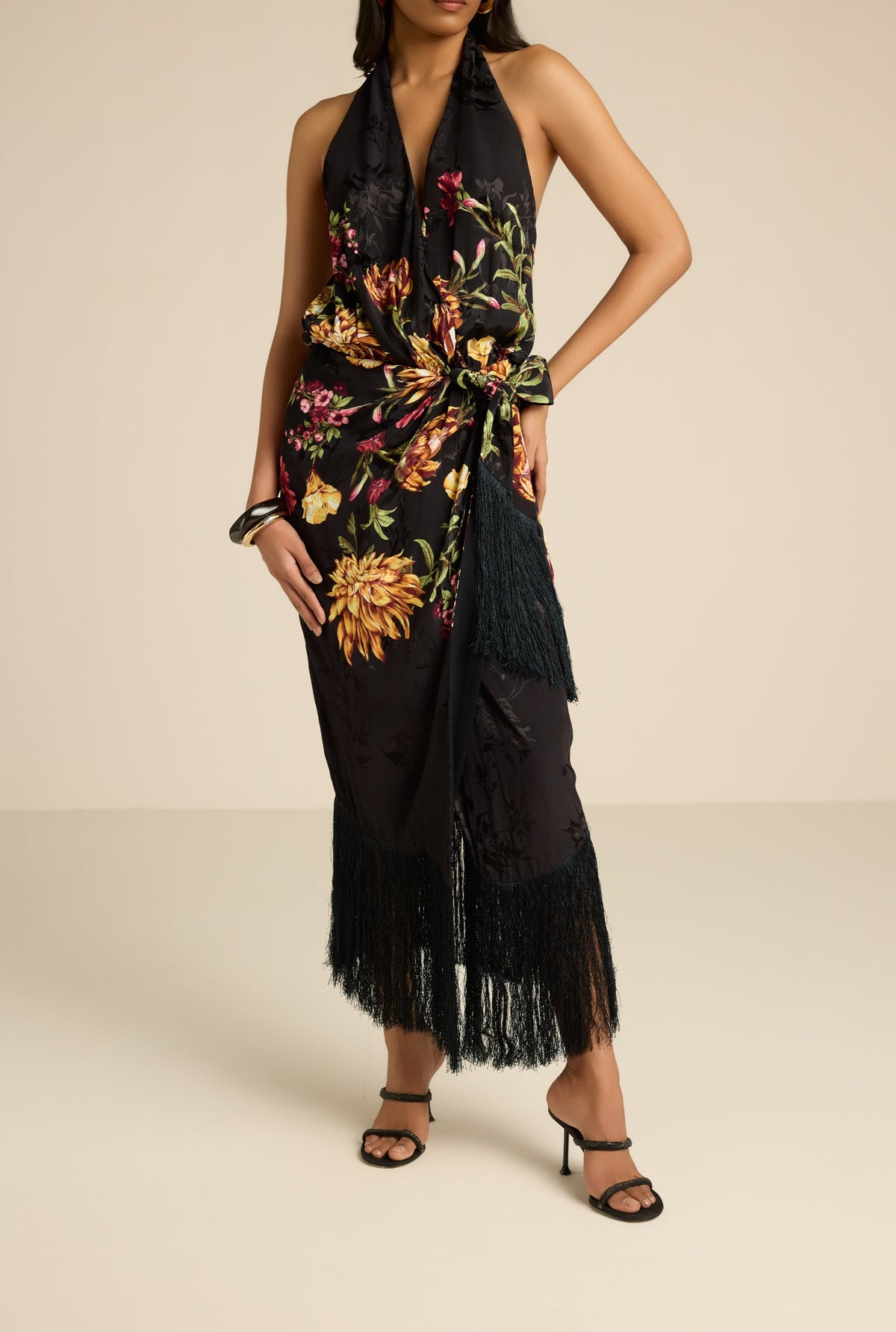 Zara Wrap Midi Dress