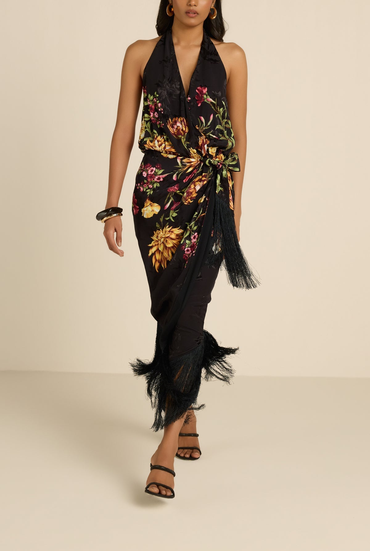 Zara Wrap Midi Dress