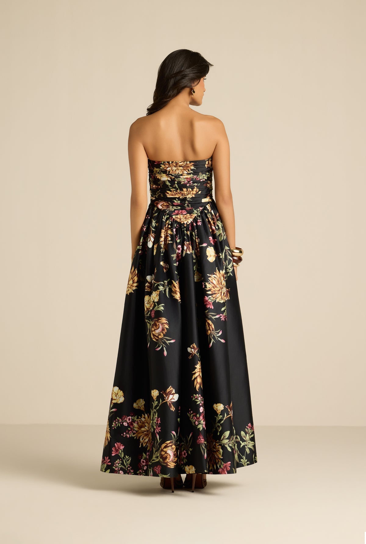 Zara Ruched Long Dress