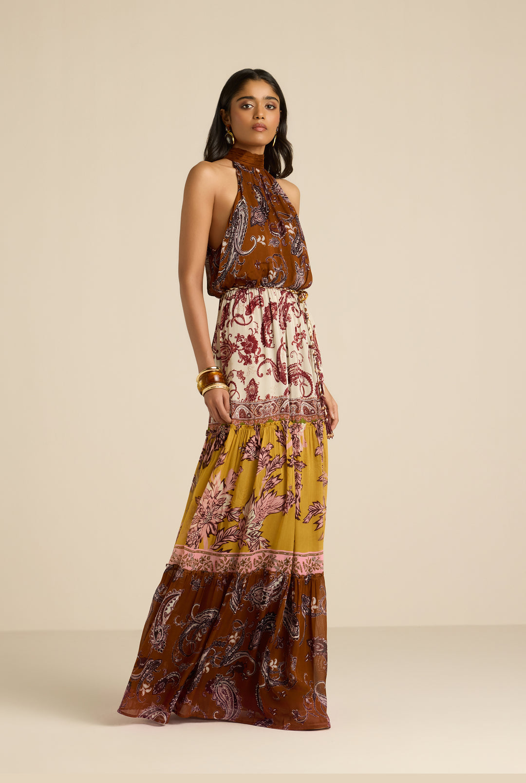 Faria Halter Maxi Dress