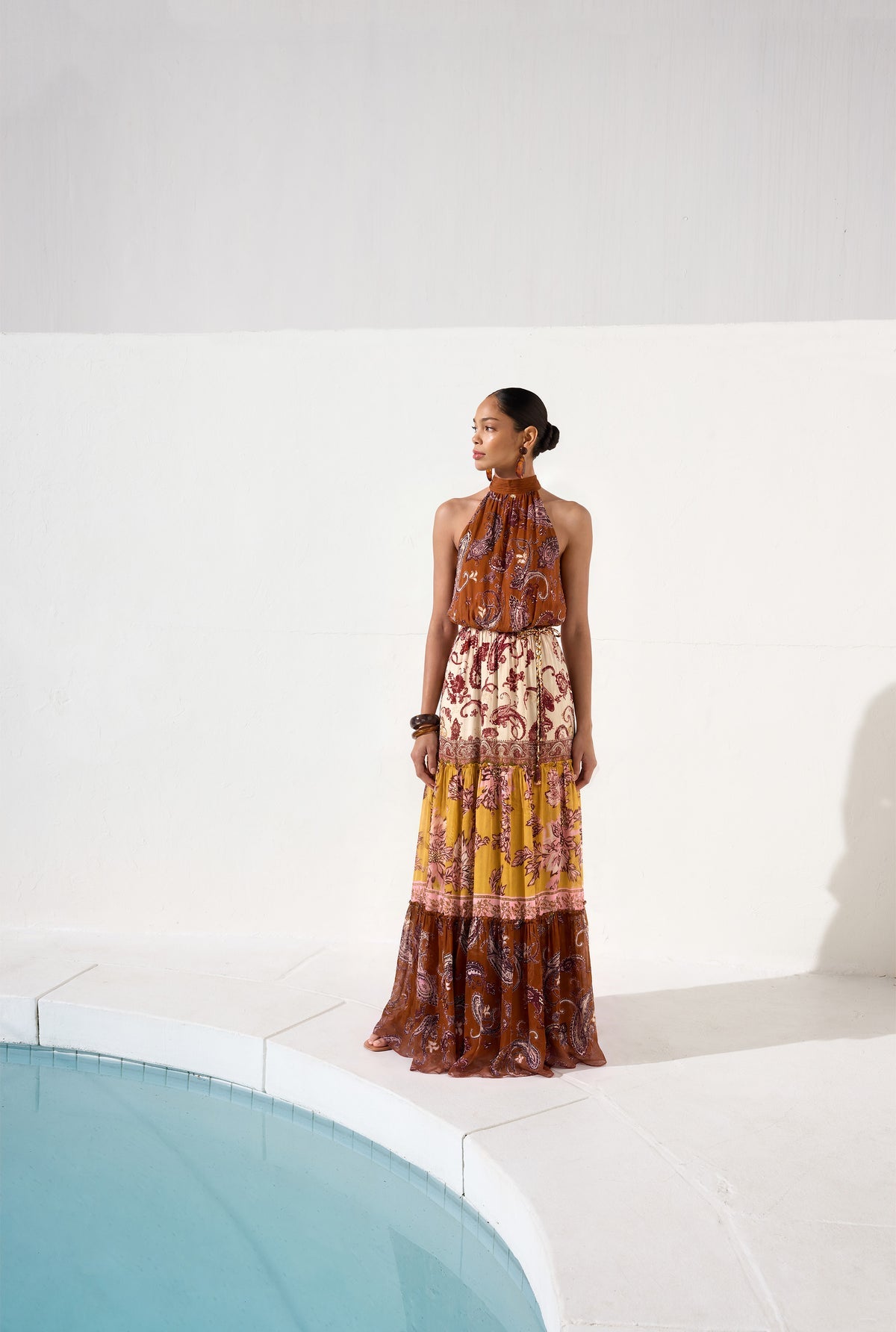 Faria Halter Maxi Dress