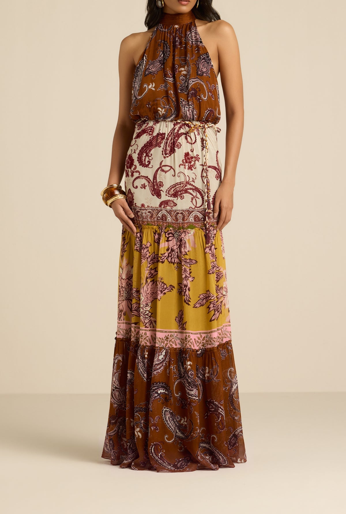Faria Halter Maxi Dress