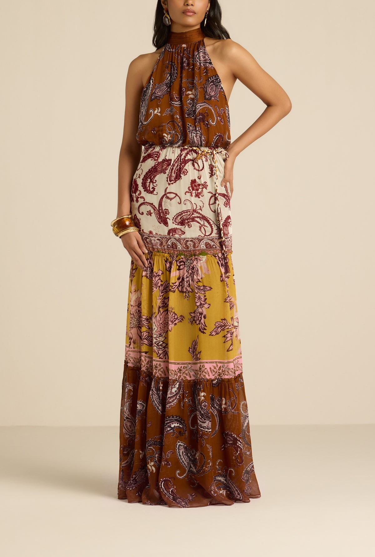 Faria Halter Maxi Dress