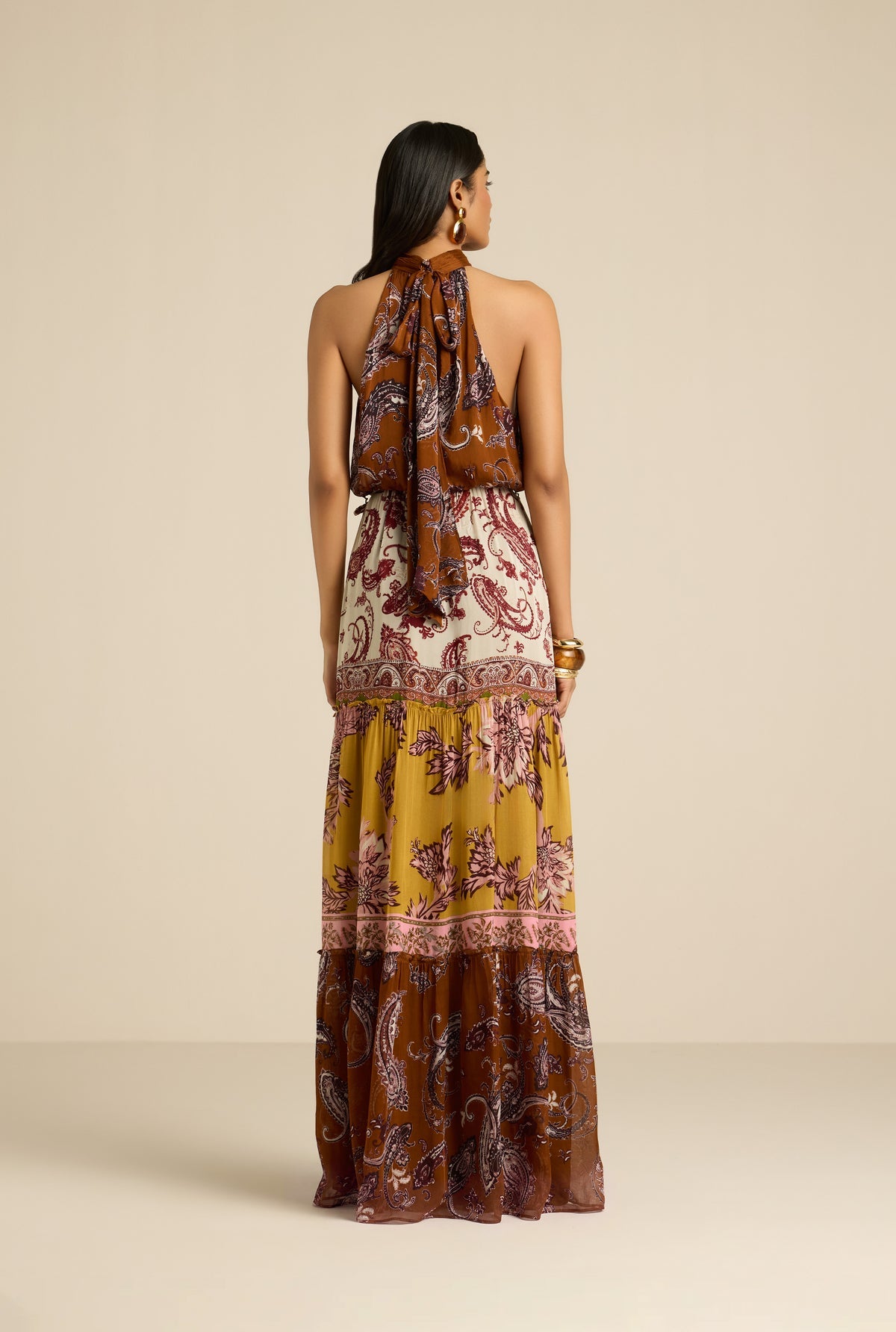 Faria Halter Maxi Dress