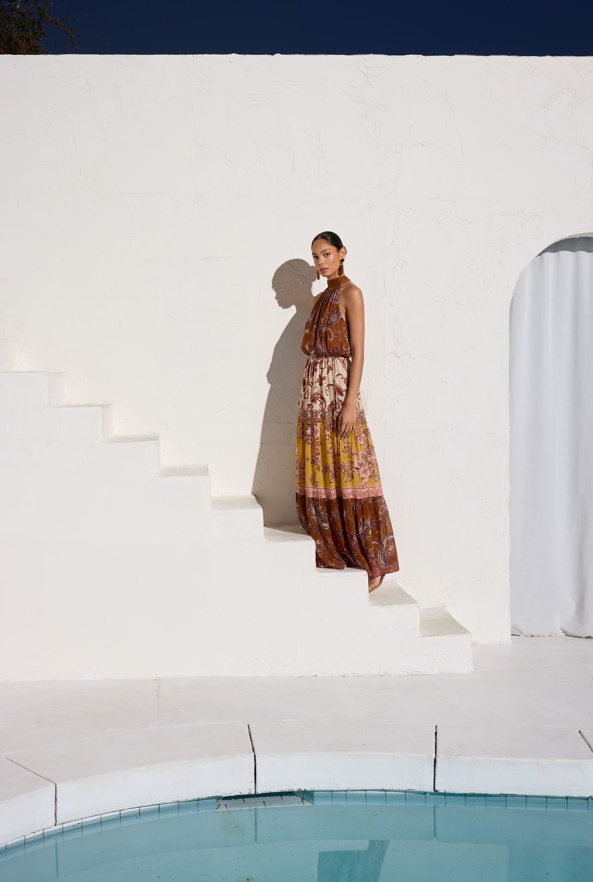 Faria Halter Maxi Dress