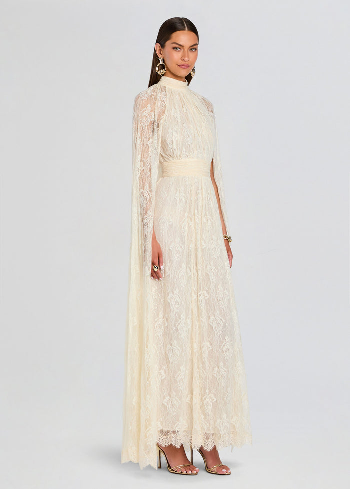 Onir Cape Maxi Dress