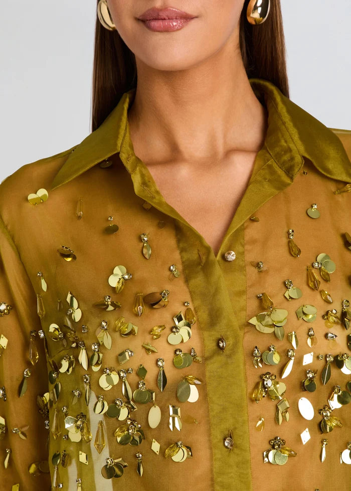 Quilly Embroidered Blouse