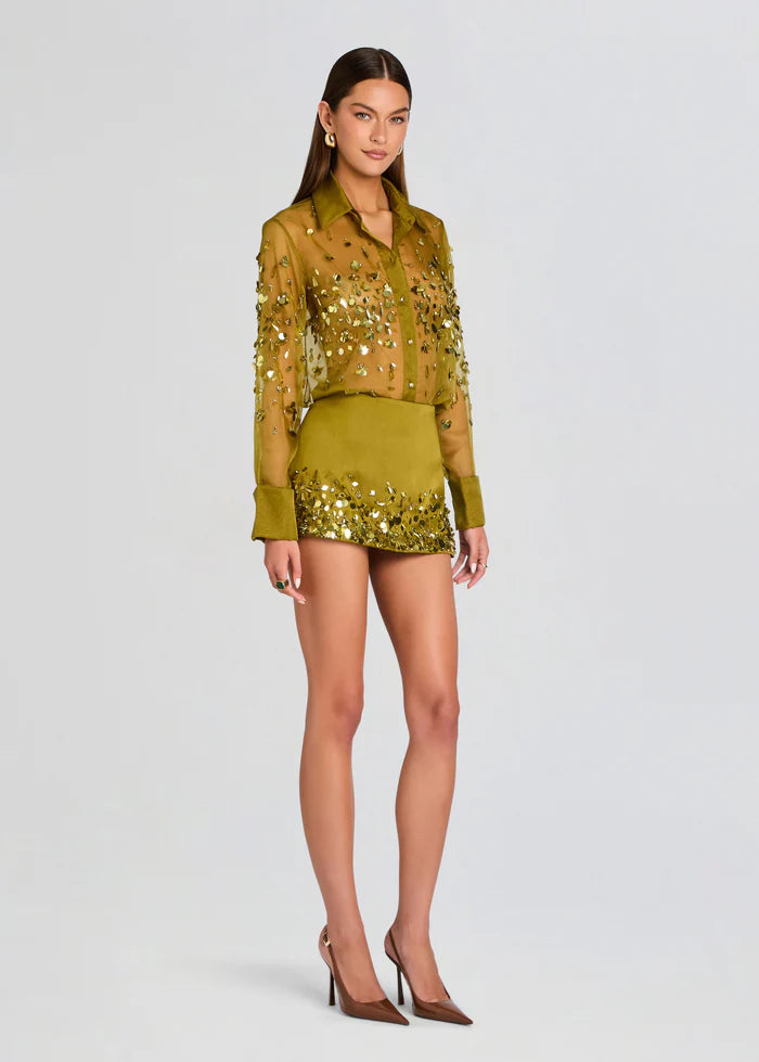Quilly Embroidered Blouse