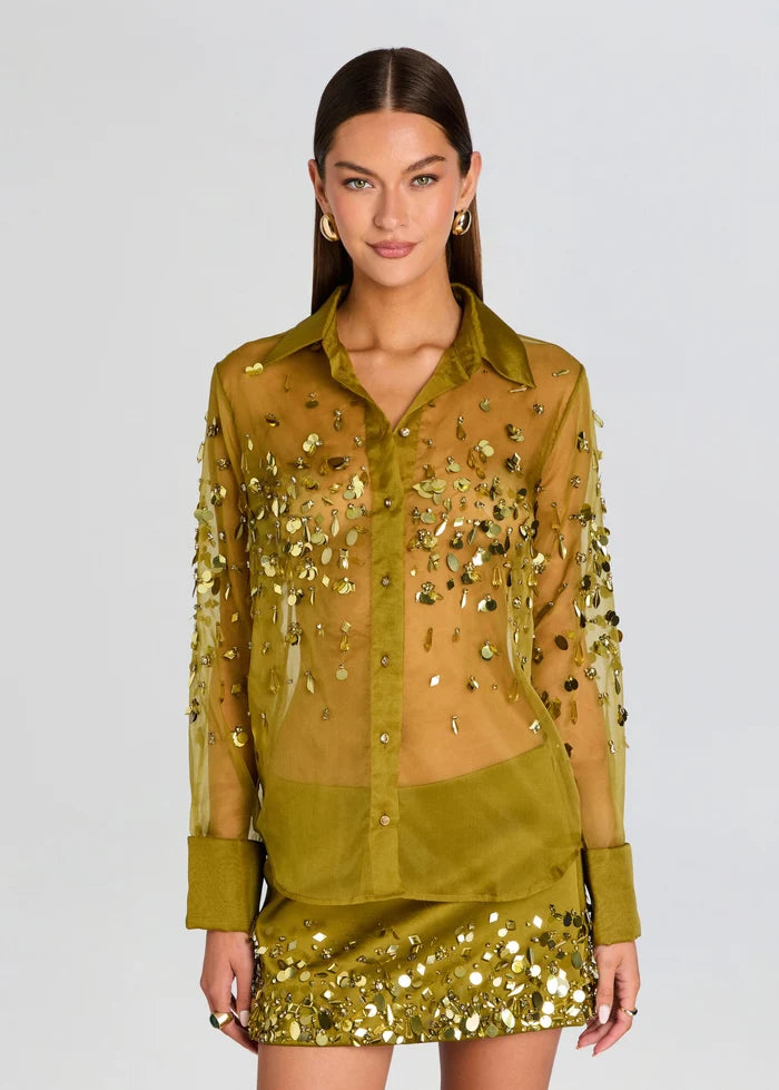 Quilly Embroidered Blouse