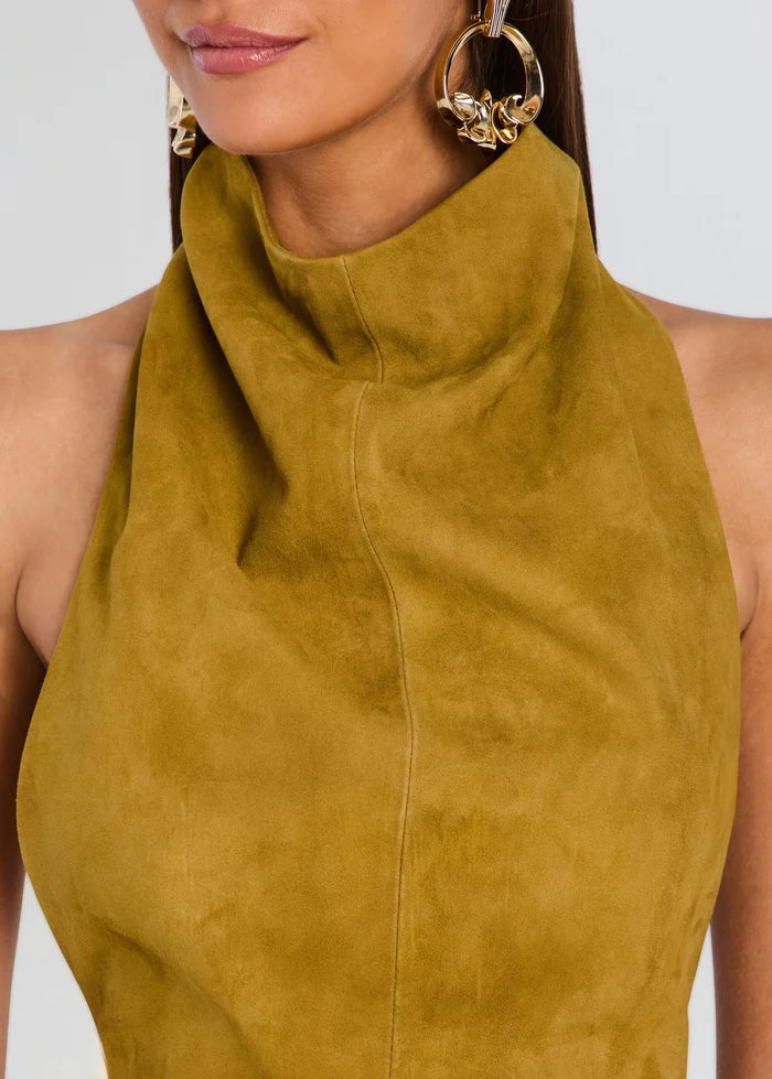 Zoriel Suede Dress