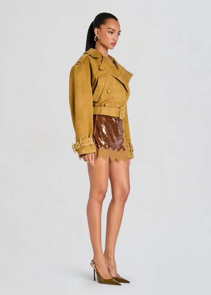 Rubee Suede Coat