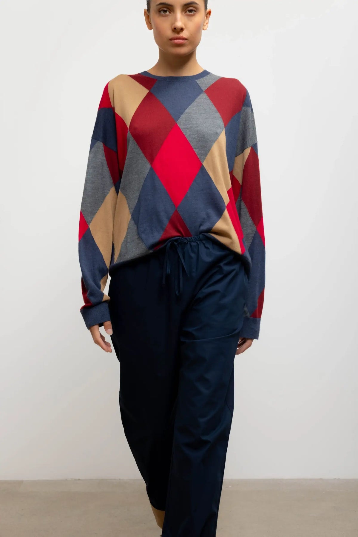 Yoshi Contrast Drawstring Pant