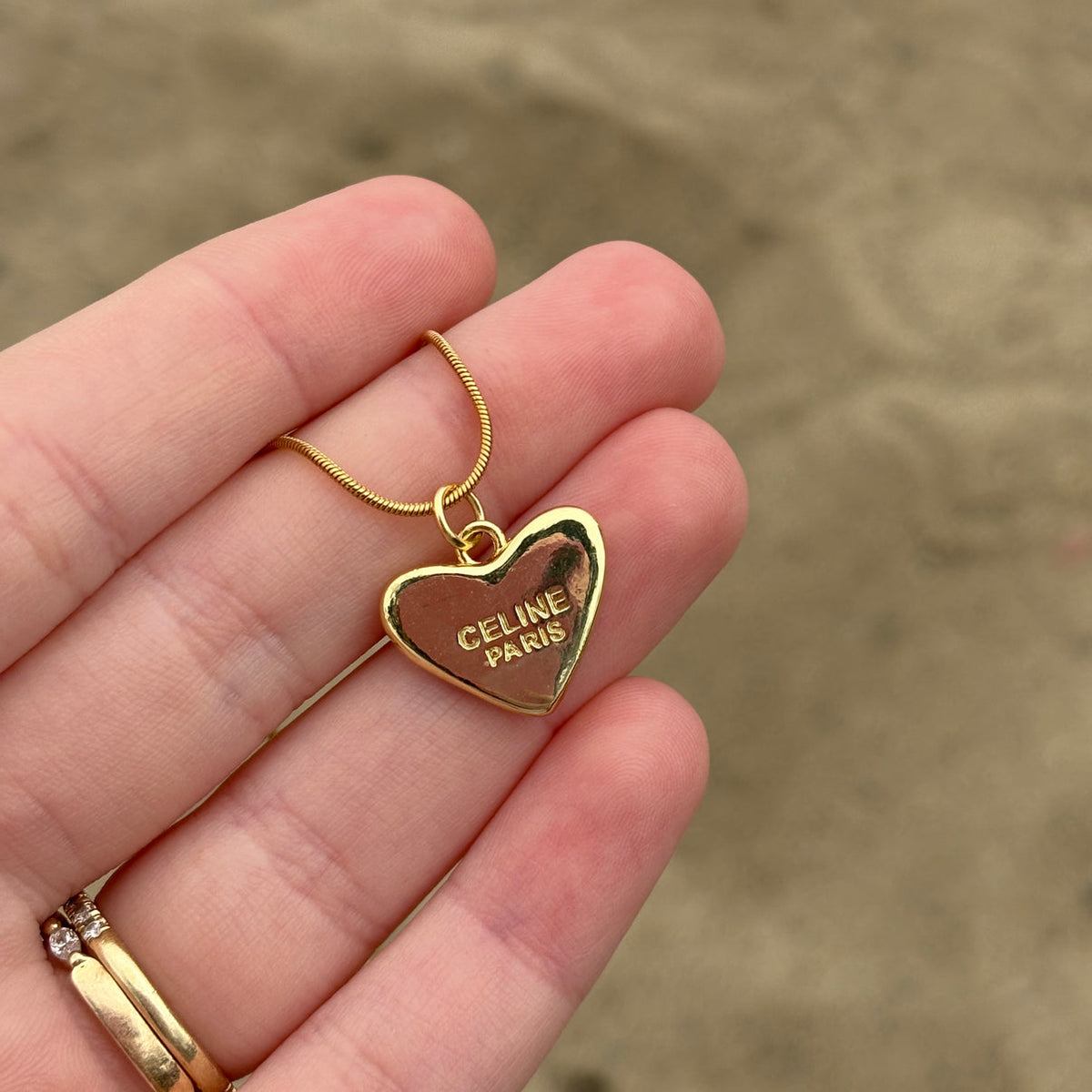 Repurposed Vintage Celine Necklace