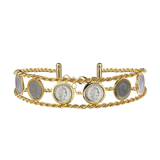 Vinanelle Six Coin Choker