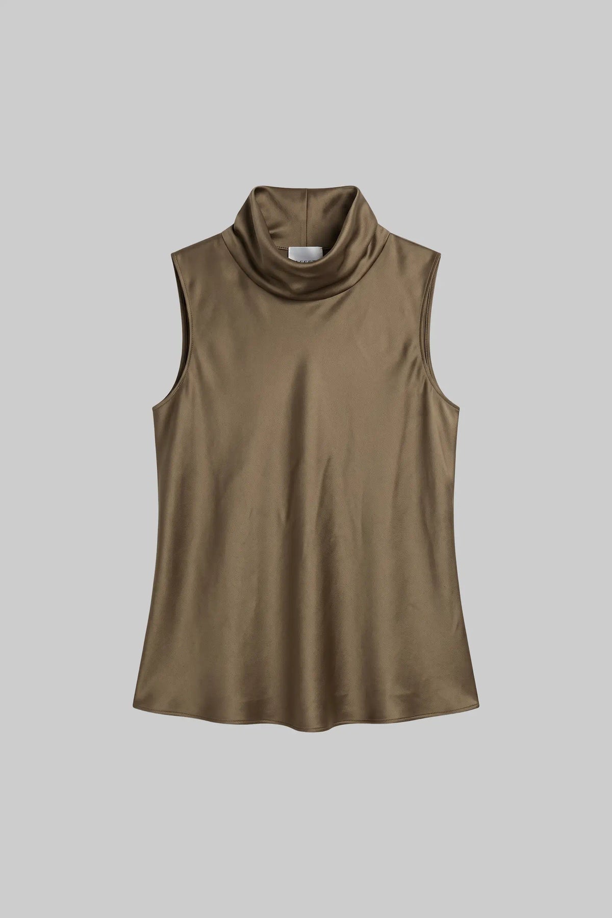 Barb Sleeveless Cowl Neck
