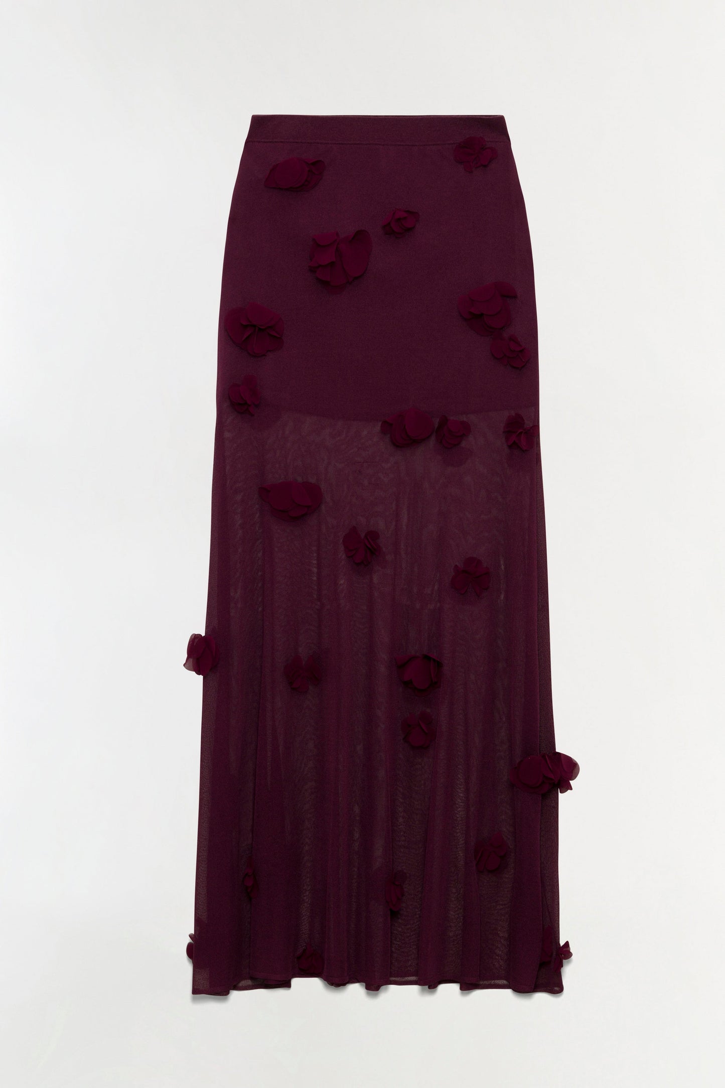 Cora Floral Applique Midi Skirt