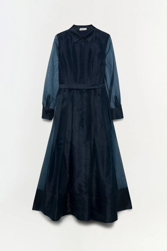 Montgomery Long Sleeve Button Up Midi Dress