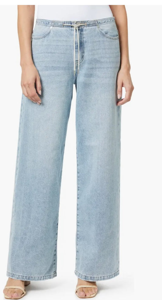 Jade Drawstring Wide Leg Jeans Habitual