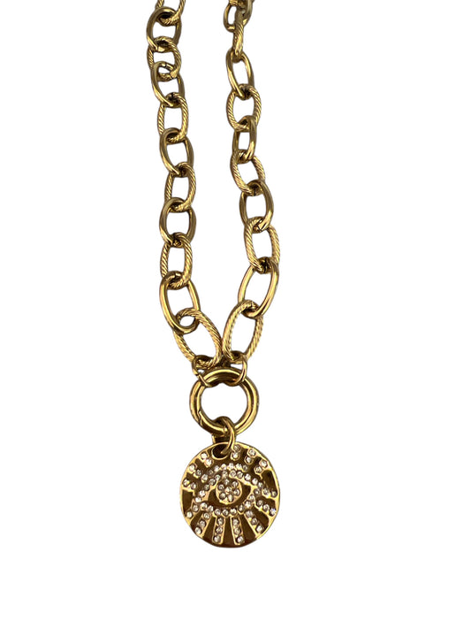 Gold Eye Pendent