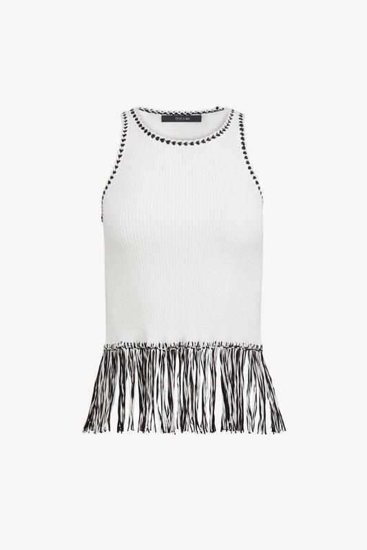 Dottie Fringe Racer Tank-Toccin