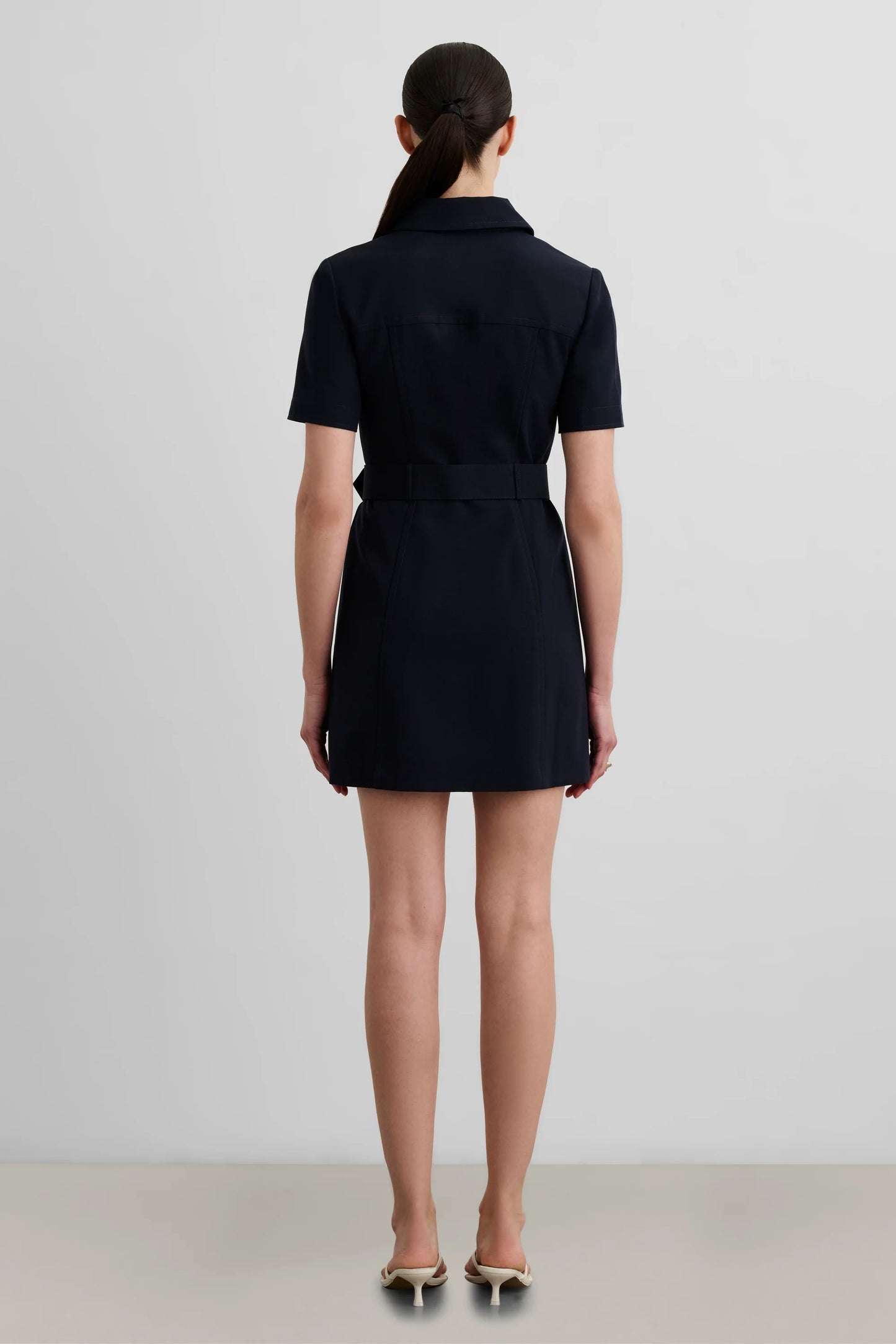 Lydia Short Sleeve Snap-Front Dress-Toccin