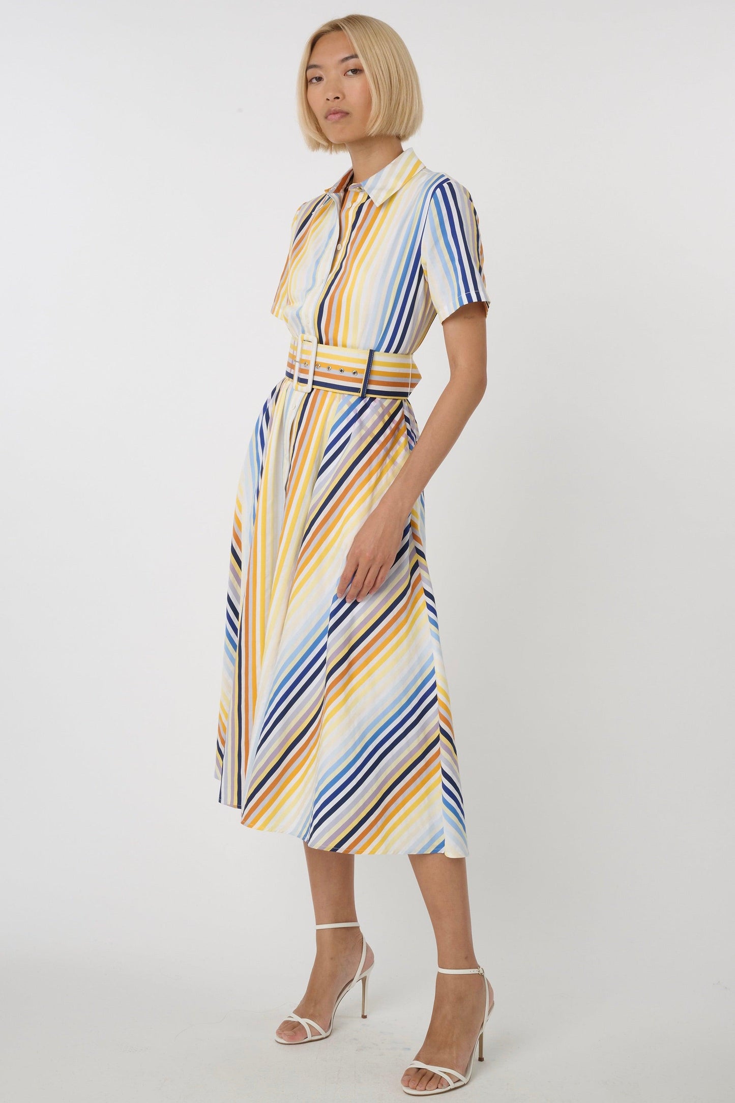 Jean- Short Sleeve Dress- Toccin