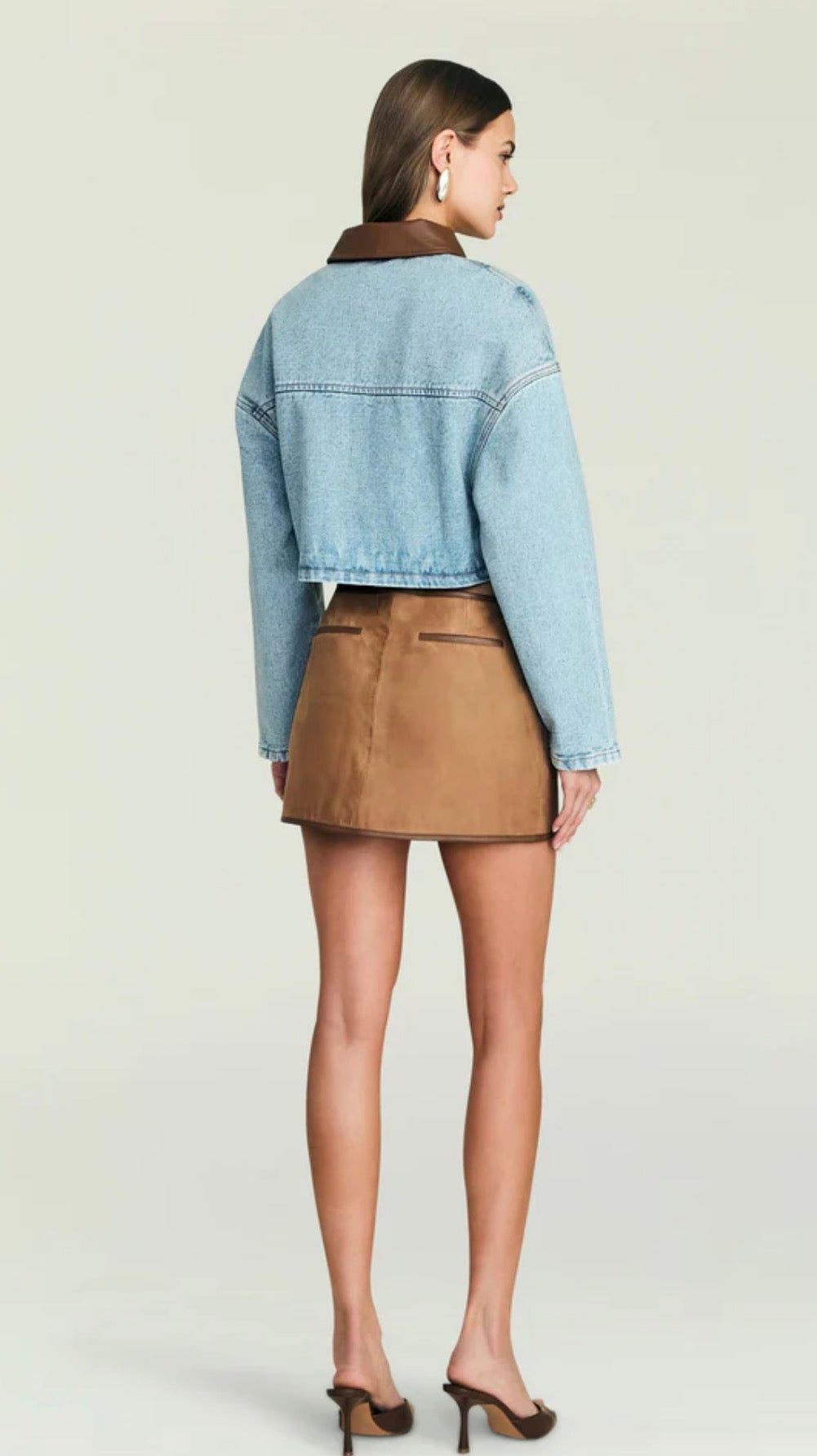 Inara Suede Mini Skirt - Seroya