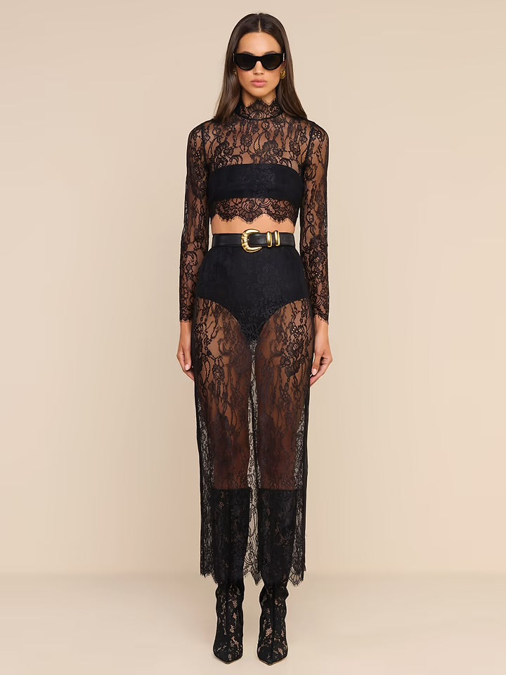 Raymonde Maxi Lace Skirt