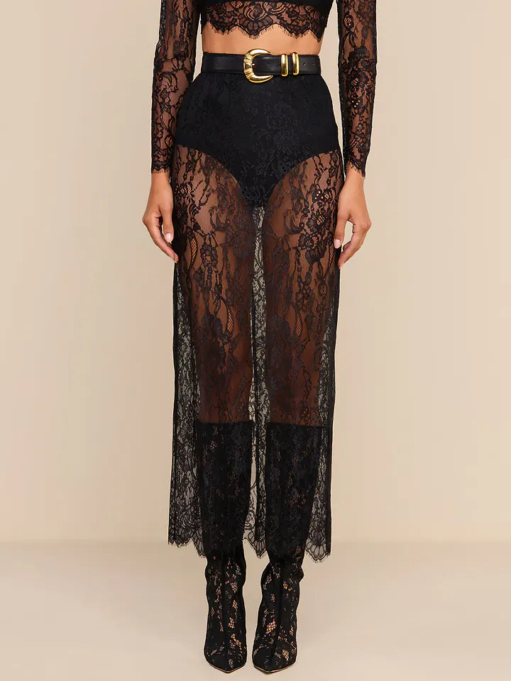Raymonde Maxi Lace Skirt