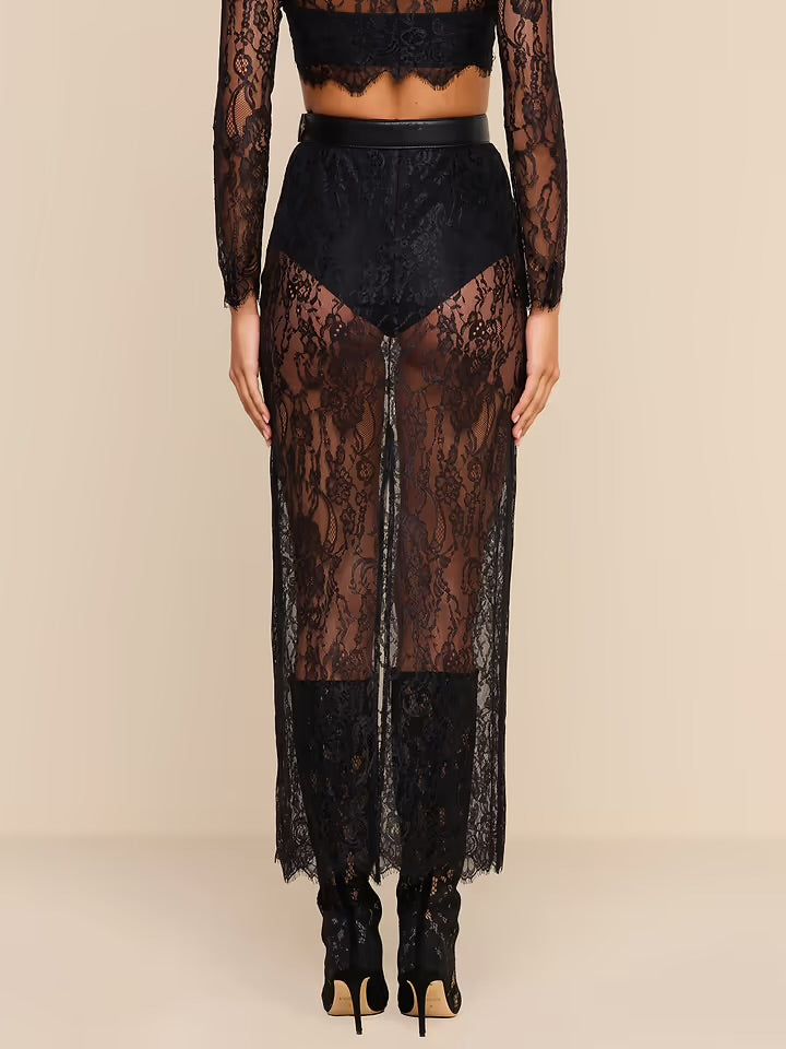Raymonde Maxi Lace Skirt