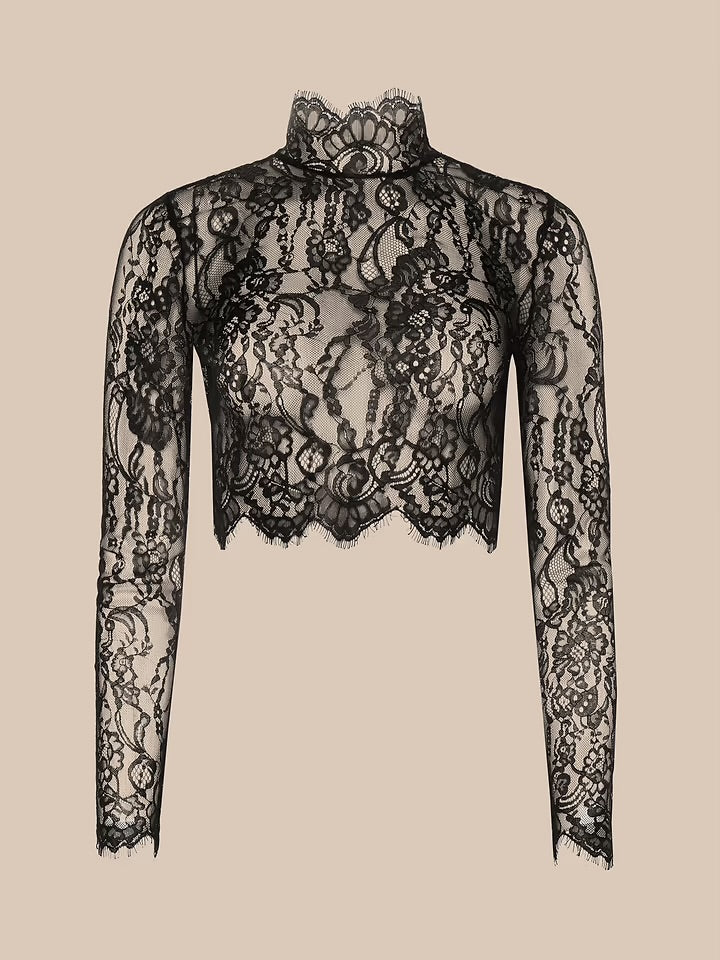 Henriette Lace Long Sleeve Top