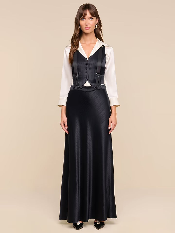 Vespera Suspender Maxi Skirt