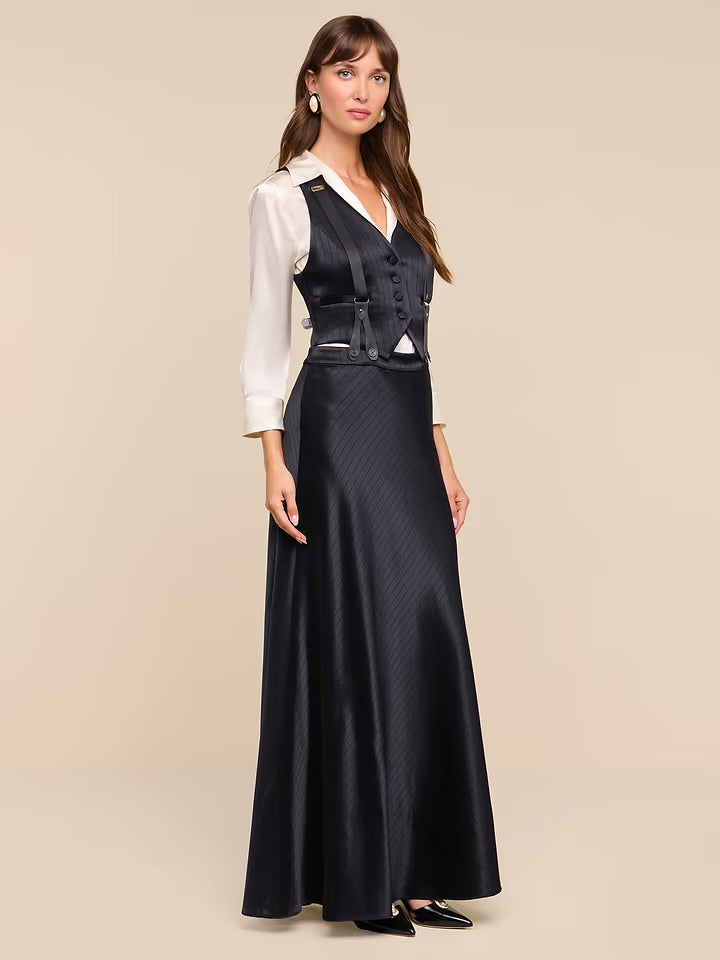 Vespera Suspender Maxi Skirt